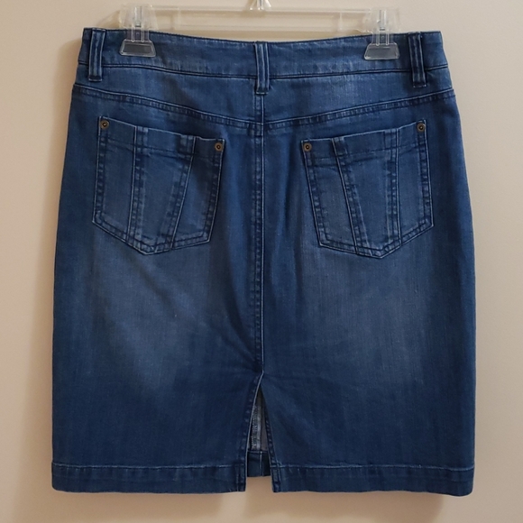 Jones New York Sport Denim Skirt EUC 4 - Picture 2 of 6